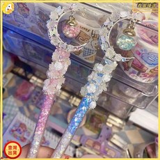 臺灣出貨 筆刀 高顏值仙氣 古風手賬筆刀 開箱美工刀 雕刻刀 可愛流沙筆, 蝴蝶毛絨球,精美刀筆