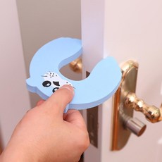 넛츠샵 도어쿠션 방문스토퍼 문닫힘방지 도어충격방지패드, 기린