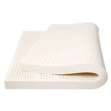 천연 라텍스 매트리스 수입 고무 순수 두꺼운 손님용 기숙사 쿠션 매트 1.8m 침대 1.5m, Thickness 5cm, 80x200cm, Flat with cover, Flat with cover