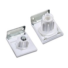 38mm 튜브 롤러 블라인드 그늘 액세서리 클리트 커넥터 브래킷 클러치 용품, 하얀, 1) White, 1개