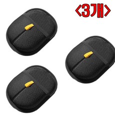 반려동물 강아지 고양이 털 제거 장갑 브러쉬, 3개, 검정색