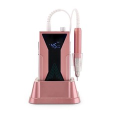 알루미늄 전문가용 브러시리스 모터 방수 핸드피스 무선 네일 드릴, 1개, 6. Rose Gold