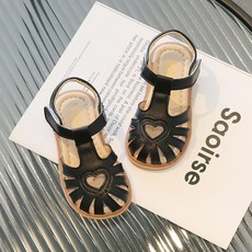 DFMEI 鏤空透氣兒童小皮鞋夏季新款女童涼鞋包頭軟底寶寶鞋子童鞋夏