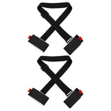 액세서리 패스너 톨렉스 어깨끈 루프 나일론 고정 가능한 조절 테이프 버클 스트랩 후크 쿠션형 스키, 2pcs, 1개