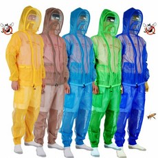 세트 방충복 낚시 양봉 해충복 모기옷 벌초, 방충복세트파랑