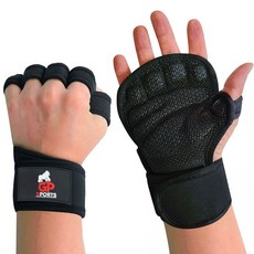 헬스장갑 턱걸이 운동 철봉 풀업 스트랩 손목보호대 남성 여성 남자 여자 물, 블랙, 1개