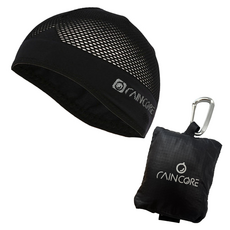 레인코어 쿨 메쉬 두건 자전거 스컬캡 이너캡 (파우치 포함) COOL-B, 블랙, 1개