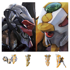 BANDAI 新世紀福音戰士 ESV盾 2盒套組, 1個, RG零號機＋RG三號機＋水貼組