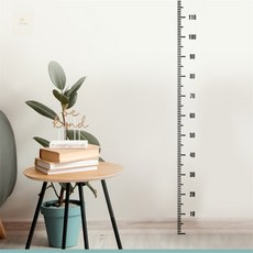 다모아꾸밈 키성장 아이사랑 눈금스티커 키재는벽스티커