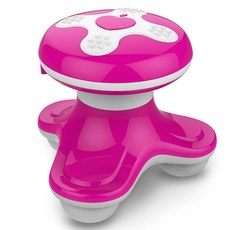 문어발 USB 미니 마사지기 건전지 호환 안마기, 레드