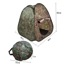 낚시텐트 민물 그늘막 텐트 밀리터리 차단 1인용 인용낚시텐트, 80x80x90cm, 방수 바닥 80x80x90cm, 기본 사용 인원