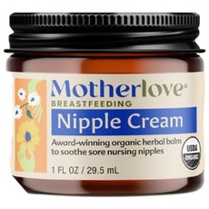 Motherlove 媽咪樂哺 乳頭舒緩霜 有機草本配方 舒緩乳頭, 29.5ml, 4個