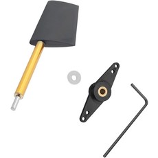 헤이아르바이트 RC 보트 러더 스트레이트 서보 암 44mm 러더 패드 두께 7mm FXB-QJFXD 1세트, 44MM Straight Arm