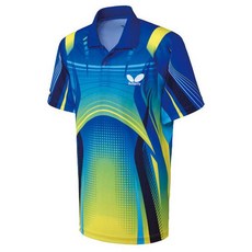 KUDA桌球 蝴蝶，日本桌協認證賽服 （44340-302）, 藍, 1個