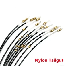 5pcs 바이올린 스틸 와이어/나일론 Tailgut 4/4 3/4 1/2 1/4 1/8 Tailcord Gut Cord 바이올린 나일론 엔드, 03 1 2 -1 4 Nylon
