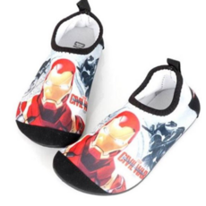 캐릭터아쿠아슈즈 어벤져스 아이언맨 남아 물놀이 워터파크 아쿠아 슈즈