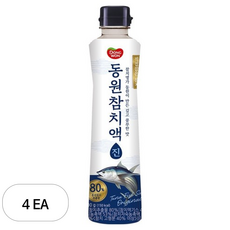 동원 참치액 진, 4개, 500g