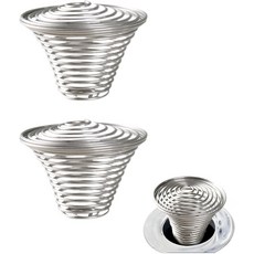 헤어 캐처 배수 메쉬 바구니 욕실 싱크대 스트레인저 세탁용 걸레 풀 유틸리티 슬롭 RV 싱크 스테인리스 스틸 필터 hole핏 구멍 크기 1.1인치에서 1.5인치2팩, 4