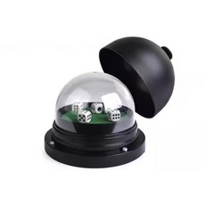 台灣公司貨 電動骰盅 骰子機 骰寶 電動骰子 大小點 魚蝦蟹 派對 聚會 德州撲克 21點 百家樂 夜店 桌遊 吹牛, 1個, 電動骰盅 黑色 大