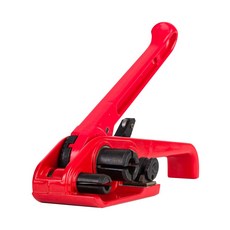 밴딩 결속기 코드스트랩 수출포장 펜치 포장 스트랩 철근 수동 플라스틱 스틸 텐셔너 브라이트레드, 레벨 1 그린 텐셔너