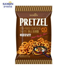 삼진 미니프레첼 볶음양념맛, 70g, 10개