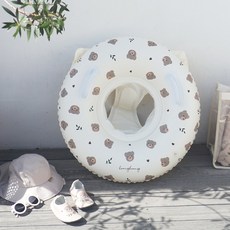 koongskoongs 我的泰迪熊(奶油色)嬰兒游泳圈嬰兒泳圈幼兒熊熊感性夏天, 我的泰迪熊(奶油色)