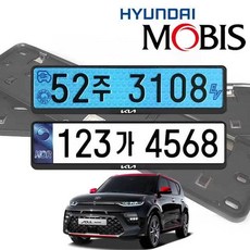 번호판 가드 쏘울 모비스 순정용 부스터 DWD09F03, 기아 천공용 볼트 3P, 1개