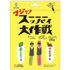 일본 슈파이 대작전 청레몬맛 아세로라맛 스틱 젤리 구미 65g 10봉지