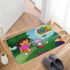 애니메이션 바닥 카펫 미끄럼 방지 물 흡수 긴 스트립 쿠션 침실 매트 웰컴 러그, C. z4