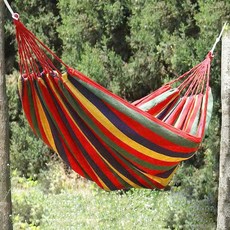 캔버스 해먹 풀세트 대형 200x80cm 레드 panocec*05120898901EA