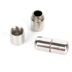 운동화끈 클립 버클 캡슐 실버 1세트-06900EA