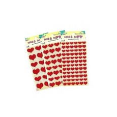 펠트스티커 하트 빨강 10MM 꾸미기용 부직포 장식 패브릭스티커 작품