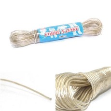 PVC 코팅 와이어 빨래 줄 10M 코팅줄 빨래줄 캠핑 야영, 1개