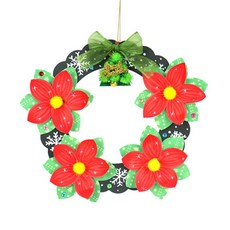 크리스마스 선물 꽃잎트리 리스 DIY 4세트 집중력발달 집콕놀이, 1개