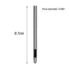 펀칭 커터 드릴링 시계 구멍 공예 할로우 DIY 벨트 원단 세트 밴드 펀처 펀치 키트 원형 5MM 개스킷 가죽, M