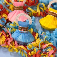 컬러 줄 폭죽 10P, 1개, 상세페이지 참조