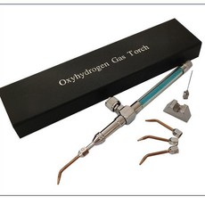 焊接輔助工具 水氧焊槍 大小號 水焊機 火槍藍柄水氧焊機專用 焊接槍 槍咀打金工具, 1個, 明山水焊槍（藍色）