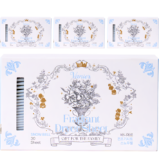 바니에르 고농축 더마 건조기시트 섬유유연제 드라이시트 스노우벨, 4개, 30개입