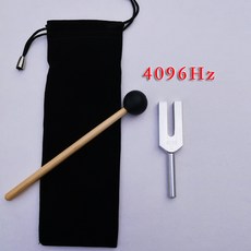 소리굽쇠 치유 튜너 포크 힐링 악기 크리스탈 합금 공명, 1개, 기본 색상