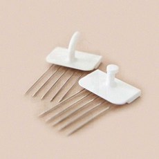자국없는 벽지용 달력 액자걸이 튼튼한 2p 무타공벽걸이 핀, U자형/2개입