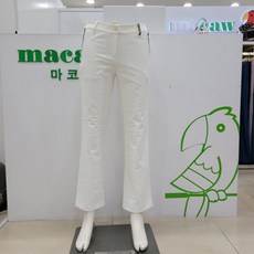마코 모다남양주 여성 가을 웰딩노출지퍼 부츠컷바지 MNW3LP6110_GN
