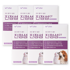 진정성 심장 영양제 강아지 고양이 코엔자임Q10 타우린 심혈관 심장병 기침 헥헥거림, 6개, 30회분