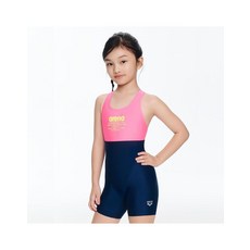 아레나 수영복 파트투 아동 3부 반신 레이서백 PART2 A5SG1PG81PNK