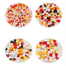 현숙상회 진주5000칼라구슬진주색상혼합8mm 레진공예