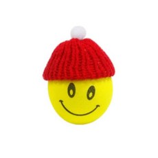 [MS-TECH] 차량용 안테나 장식용품 안테나볼, 숏타입 싼타모자스마일