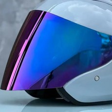 광택 회색 하프 헬멧 오토바이 오프로드 여름 내리막 경주 마운틴 크로스 카스코, 1. Rainbow