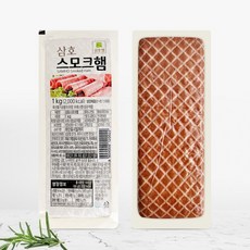 삼호 스모크햄 1kg 소시지 스팸 햄통조림 수제햄, 1개