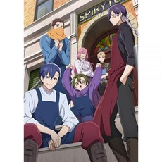 오이자키 후미토시 감독 토키 슌이치 테라시마 타쿠마 블루레이 디스크 DVD 고문 아르바이트군의 일상 제3권 전권 구매 특전 애니메이션 새로 그린 일러스트 사용 데스크 매트 교환, 오이자키 후미토시 감독 토키 슌이치 테라시마 타쿠마 블