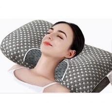 꿀잠 경추베개 낮은베개 목편한베개 옆으로자는베개, P30베개 그레이