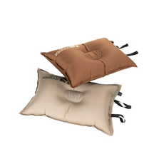 휴대용 캠핑 여행 자충식 베개 에어 자충 수납 파우치 트래블 쿠션 이동 쿠션, 단일옵션